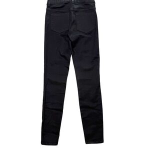 New Sweetlegs Skinny Jeans Black Jeggings High Rise‎ Stretch Edgy Minimalist S